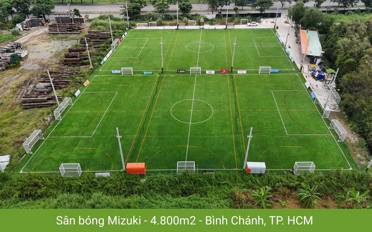 Sân bóng Mizuki - 4.800m2 - Bình Chánh, TP. HCM