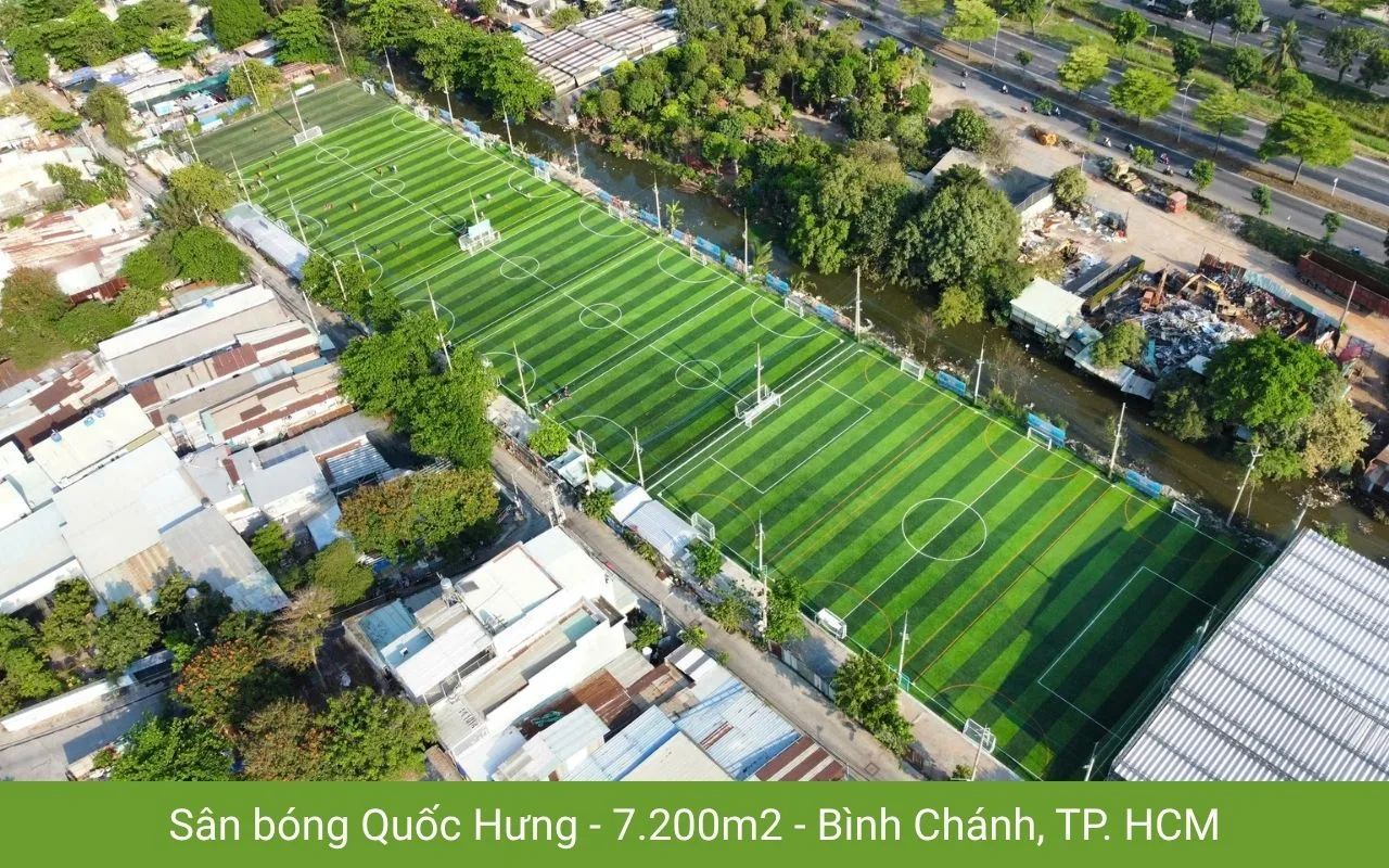Sân bóng Quốc Hưng - 7.200m2 - Bình Chánh, TP. HCM