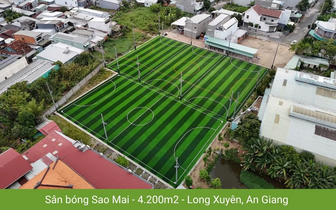Sân bóng Sao Mai - 4.200m2 - Long Xuyên, An Giang