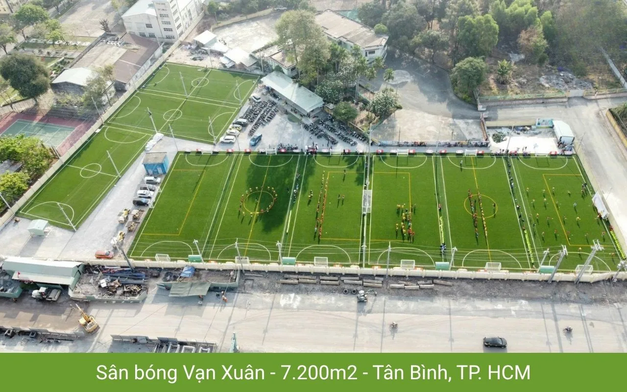 Sân bóng Vạn Xuân - 7.200m2 - Tân Bình, TP. HCM
